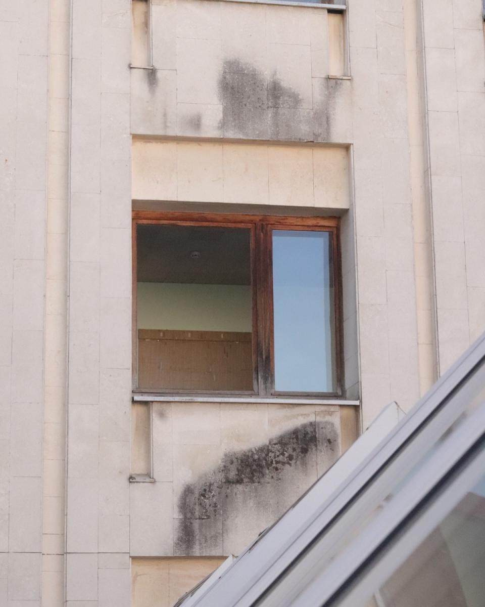 Наслідки удару дронів РФ по Києву