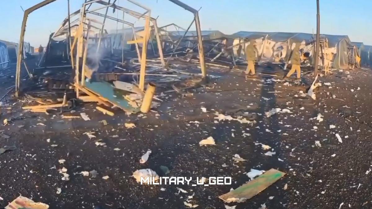 Дрони атакували військовий полігон РФ Дрони атакували військовий полігон РФ