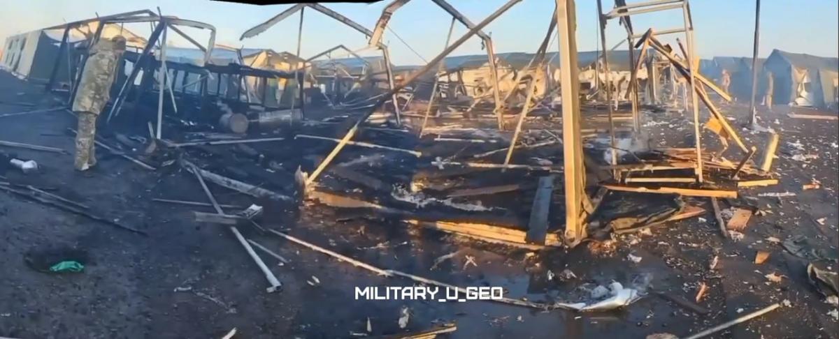 Дрони атакували військовий полігон РФ Дрони атакували військовий полігон РФ