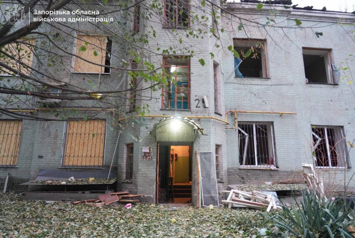 Наслідки атаки РФ на Запоріжжя 11 листопада 2024 Наслідки атаки РФ на Запоріжжя 11 листопада 2024