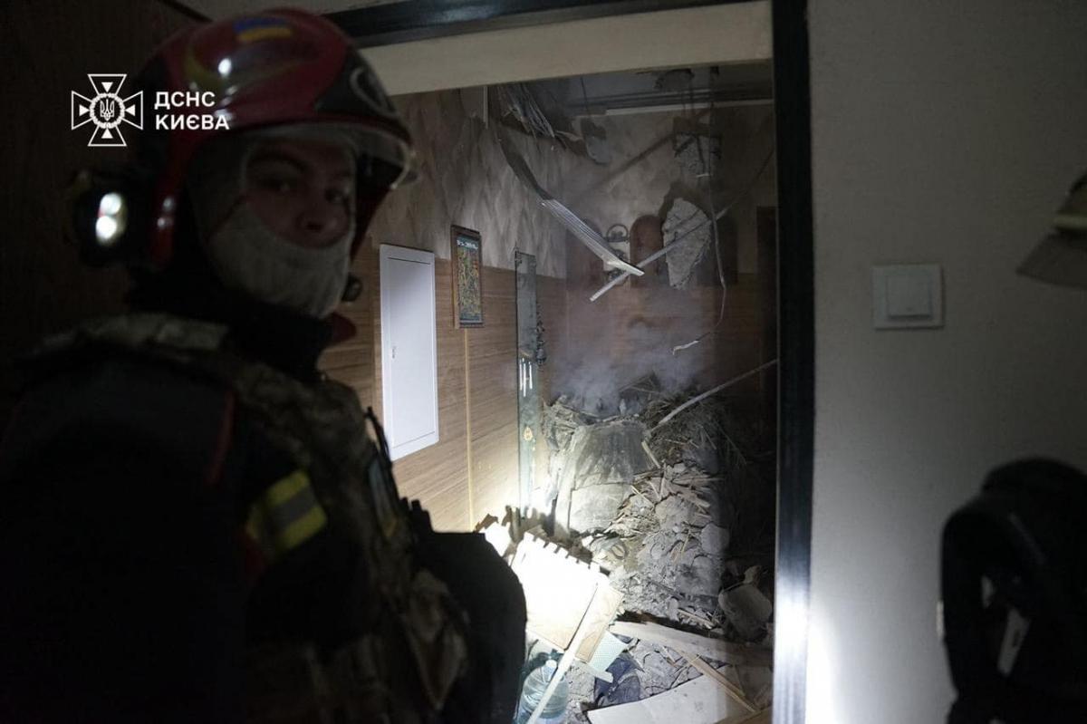 Наслідки удару РФ по Києву