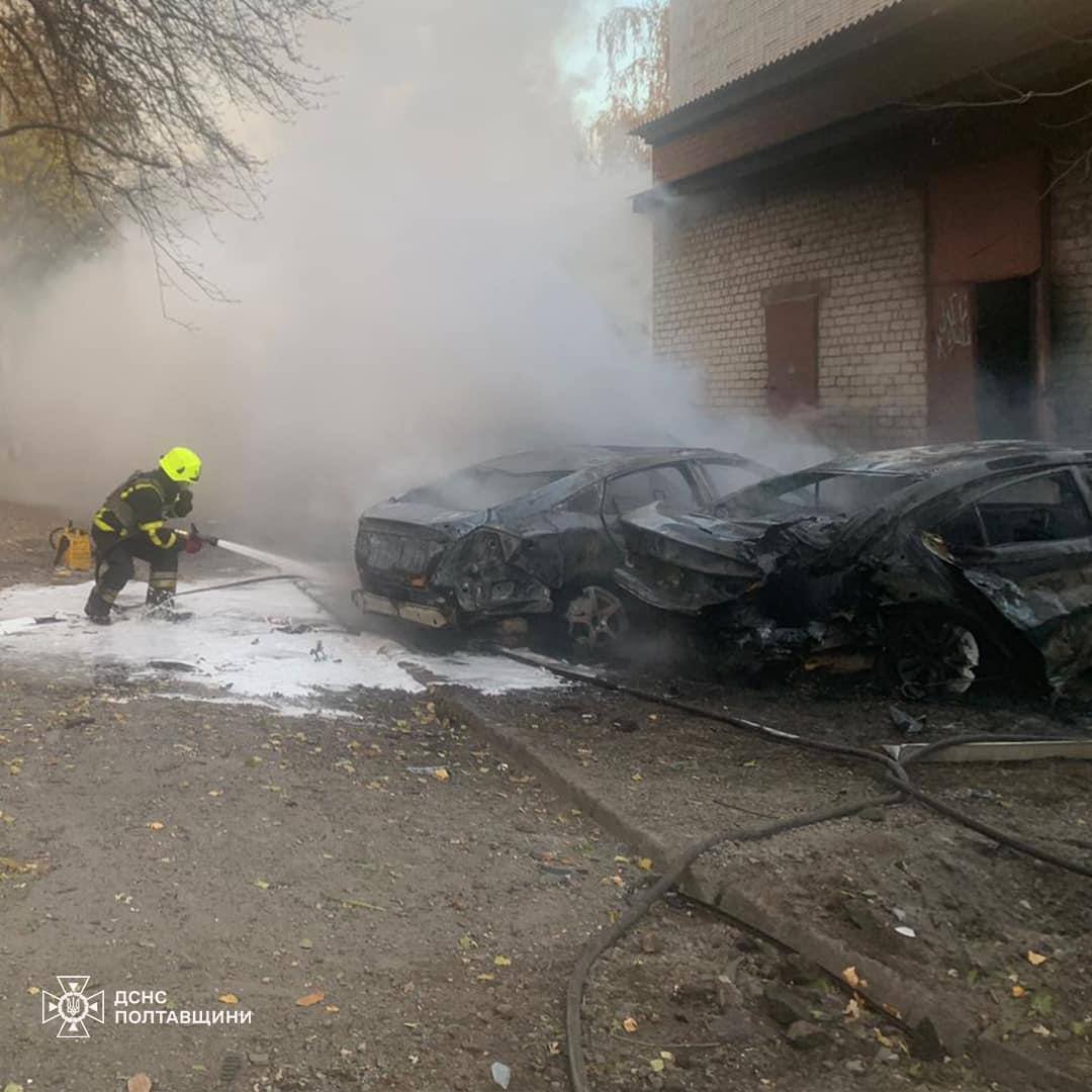 Наслідки ракетного удару по Полтавській області 17 листопада