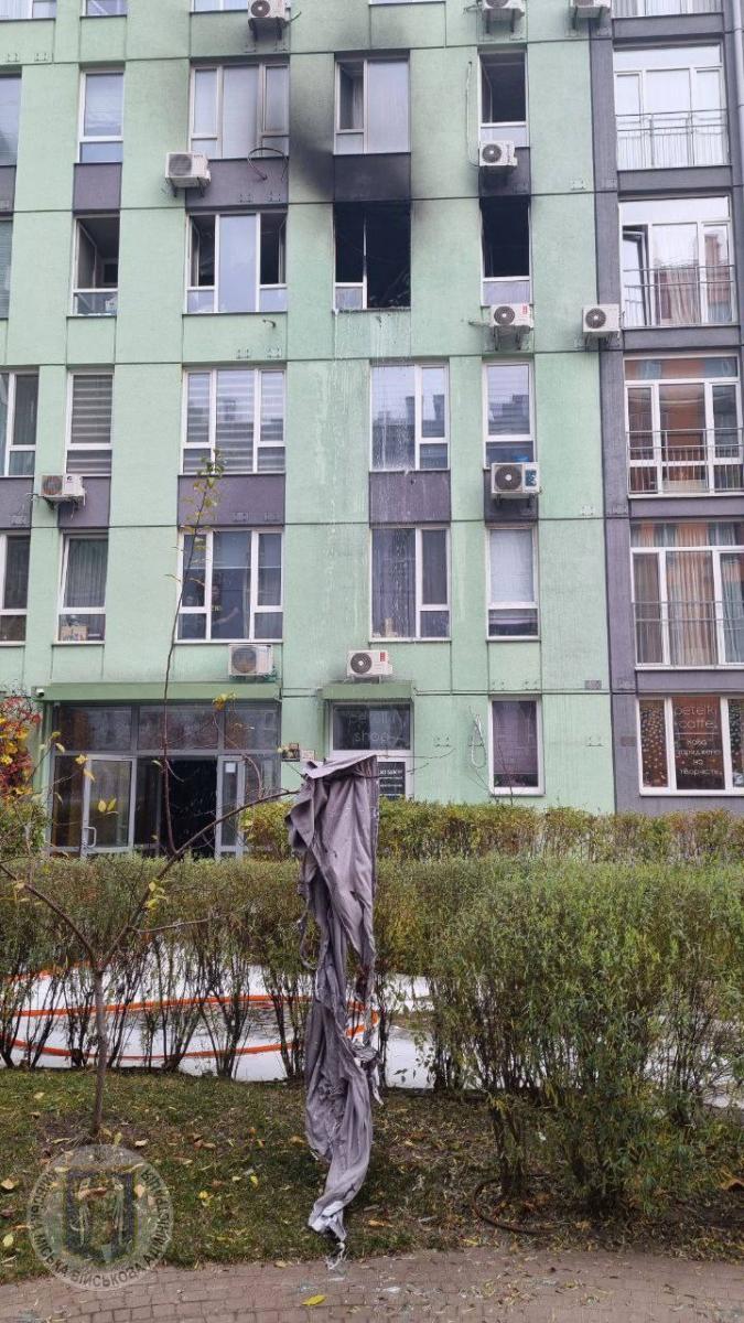 Загоряння у житловому будинку в Києві Загоряння у житловому будинку в Києві