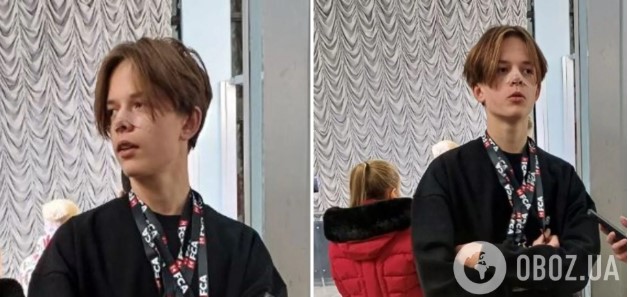 Андрій Потопенко зі зламаним носом Андрій Потопенко зі зламаним носом