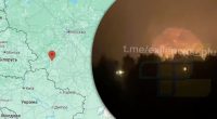 Вогняна заграва та потужні вибухи: вночі був атакований арсенал ГРАУ на Брянщині