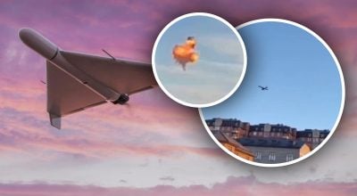 БПЛА, взрыв