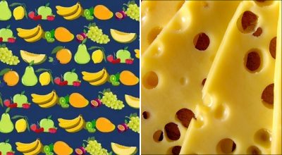 Потрібно знайти зайвий предмет серед фруктової феєрії - головоломка на уважність