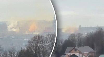 Вибухає і валить помаранчевий дим: з'явилися нові подробиці атаки на хімкомбінат в РФ Вибухає і валить помаранчевий дим: з'явилися нові подробиці атаки на хімкомбінат в РФ