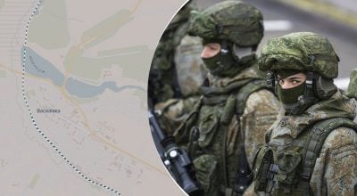 дамба в Васильевке, российские оккупанты дамба в Васильевке, российские оккупанты