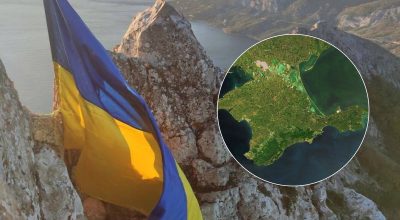Після 10 років окупації: прапор України підняли в окупованому Криму - деталі Після 10 років окупації: прапор України підняли в окупованому Криму - деталі