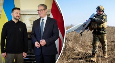 Британія виділила рекордну суму для ЗСУ на купівлю дронів Британія виділила рекордну суму для ЗСУ на купівлю дронів