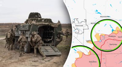 ВСУ, карта Покровского направления ВСУ, карта Покровского направления
