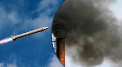 удар ракетой