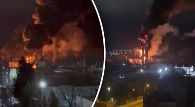 У російській Калузі 'вибухова' ніч: БпЛА атакували нафтобазу та завод 'Тайфун' У російській Калузі 'вибухова' ніч: БпЛА атакували нафтобазу та завод 'Тайфун'