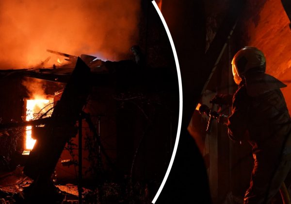 "Діставали людей з палаючого будинку": РФ запустила по Україні ракети і 48 дронів