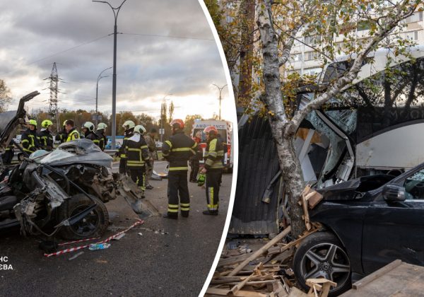 Автобус протаранив кілька авто і на швидкості "влетів" у людей: жахлива ДТП у Києві