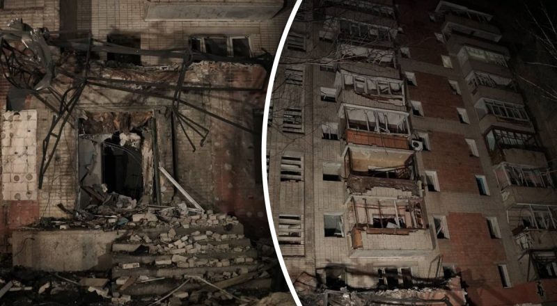 В Сумах российский "шахед" ударил по 9-этажке - среди раненных беременная