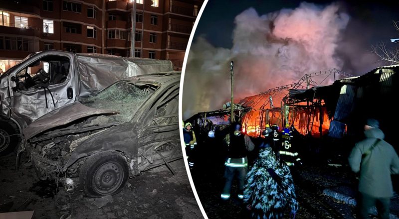 РФ ударила по Одессе дронами, задело многоэтажки и не только: подробности