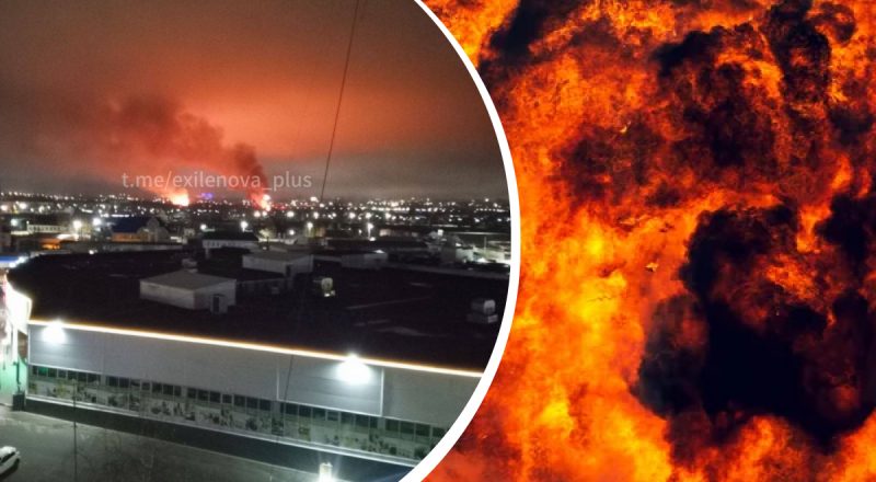 Важная точка для армии РФ в огне: Брянск охватили взрывы в результате атаки БпЛА