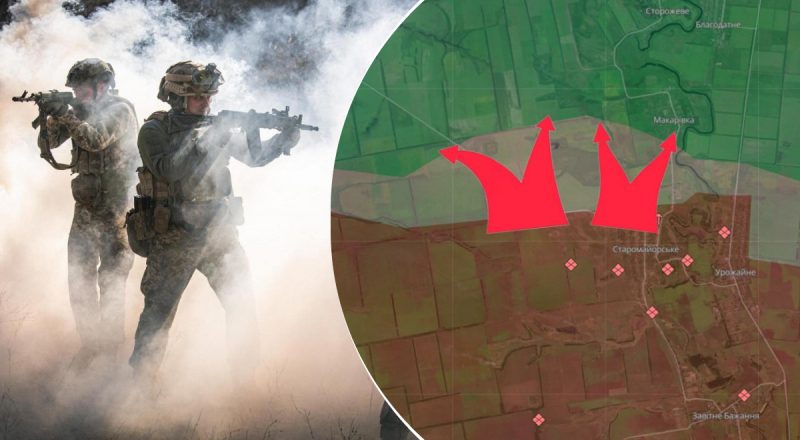 Россияне пошли в штурм возле Запорожской области - DeepState