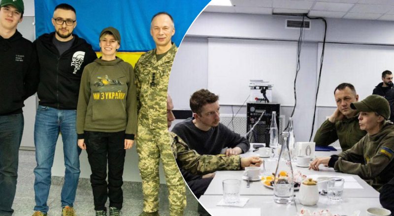 Сирський зустрівся зі Стерненком та іншими волонтерами: про що говорили