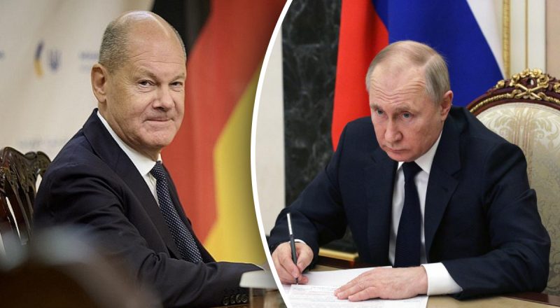 Путін і Шольц планують провести телефонну розмову вперше за два роки - Bloomberg