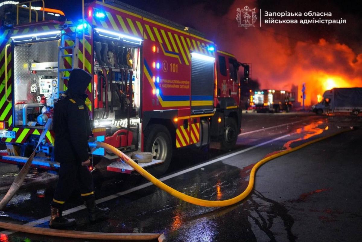 Удар по Запоріжжю 6 грудня