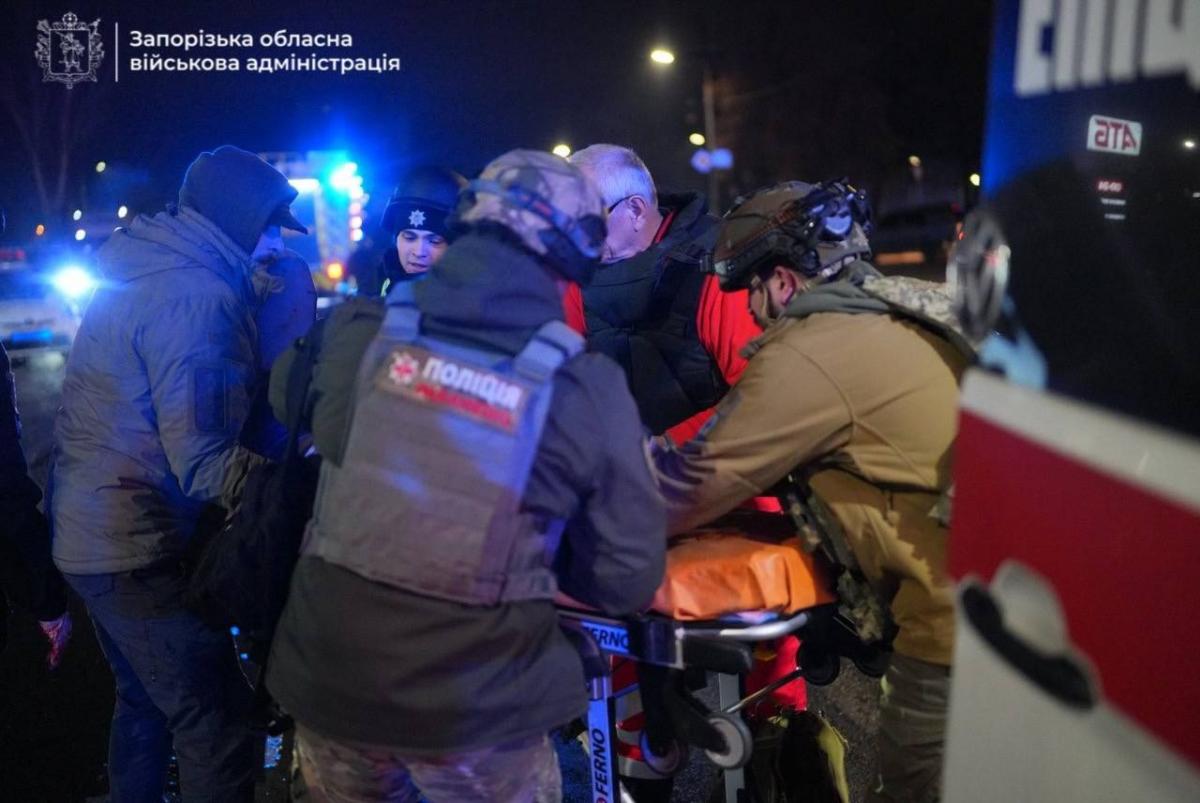 Удар по Запоріжжю 6 грудня