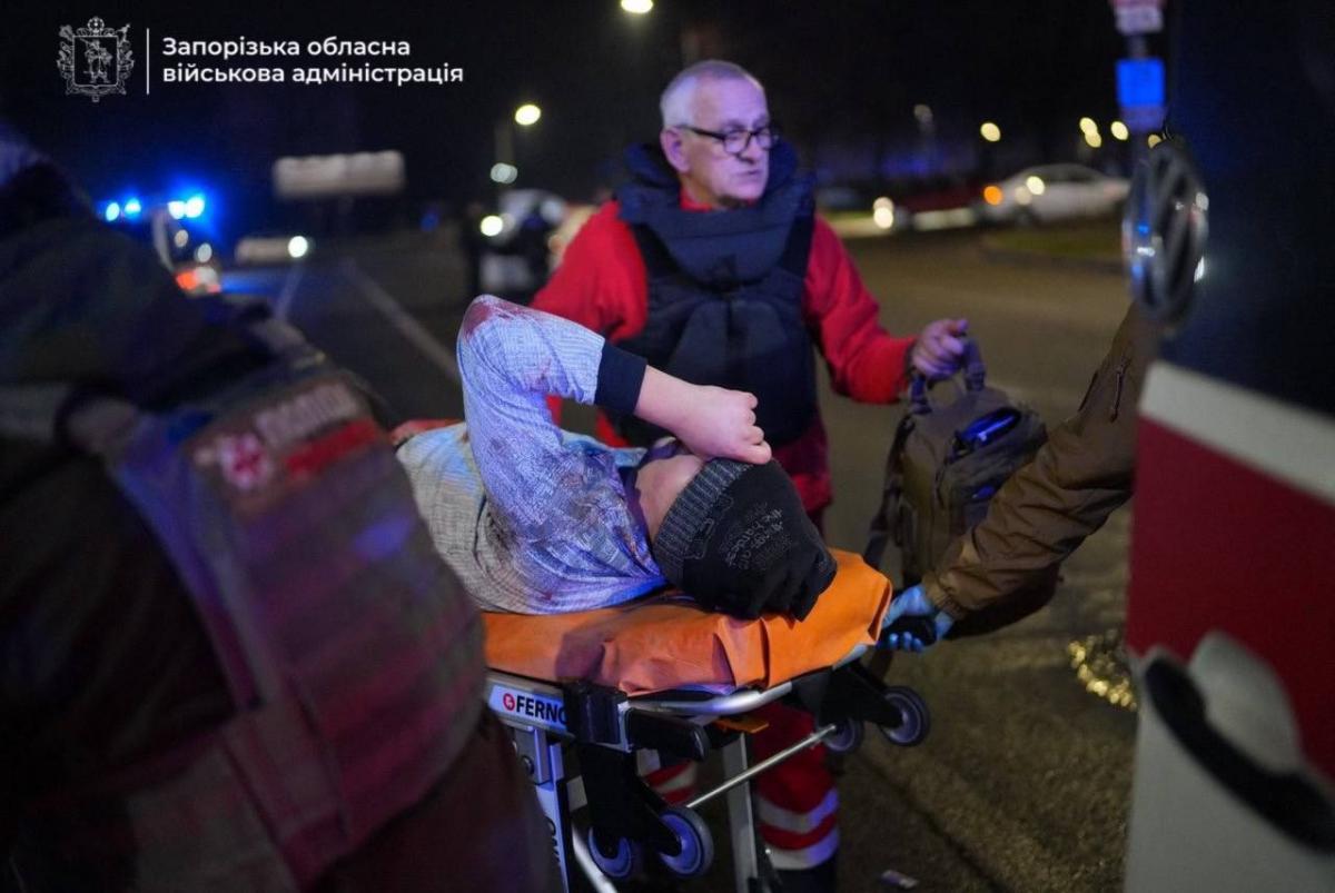 Удар по Запоріжжю 6 грудня