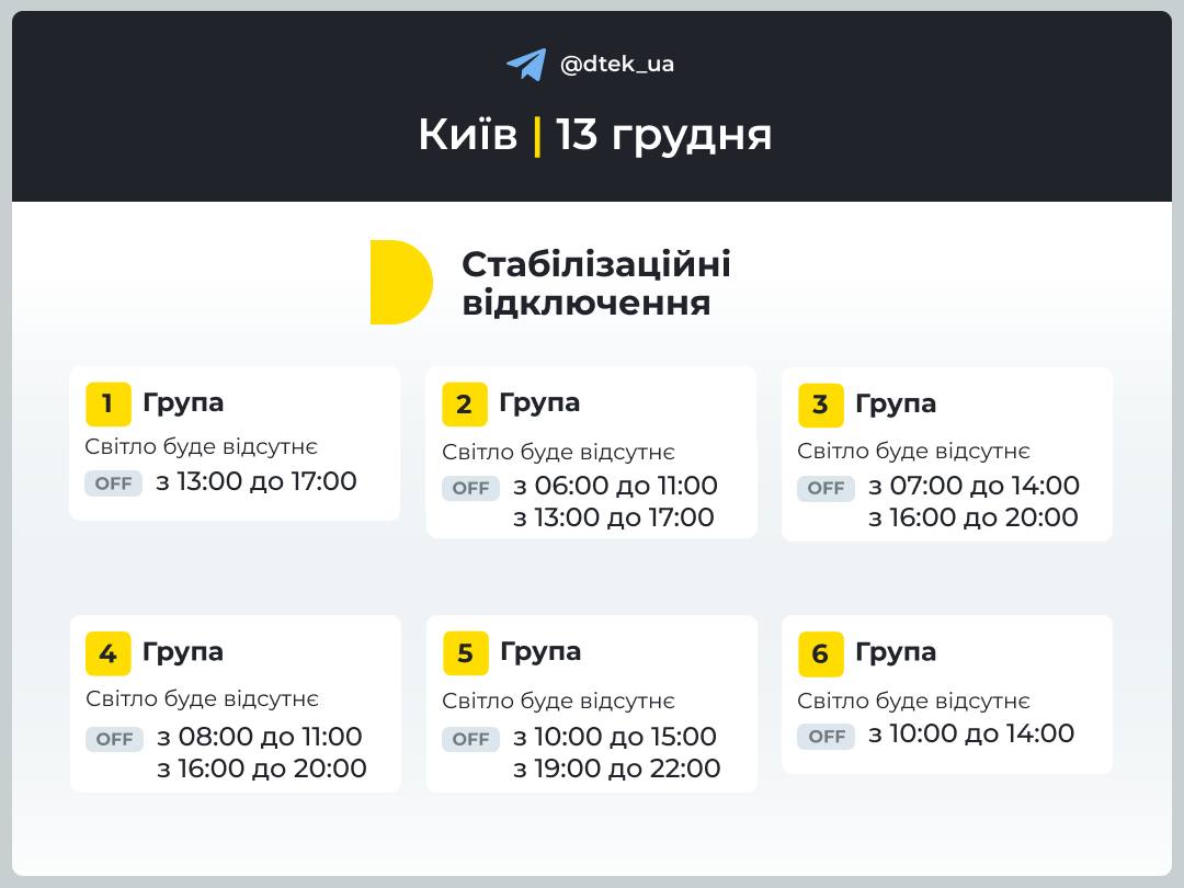 Відключення світла Відключення світла
