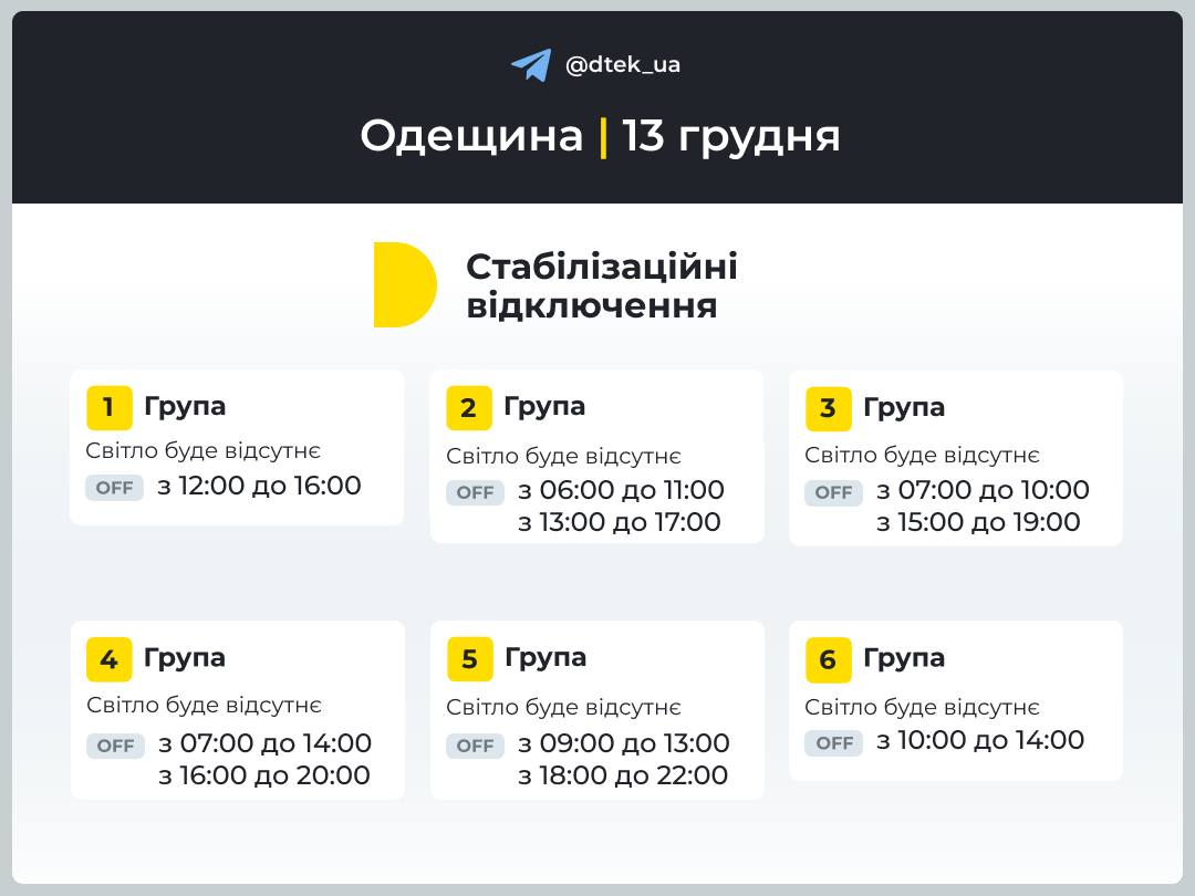 Відключення світла Відключення світла