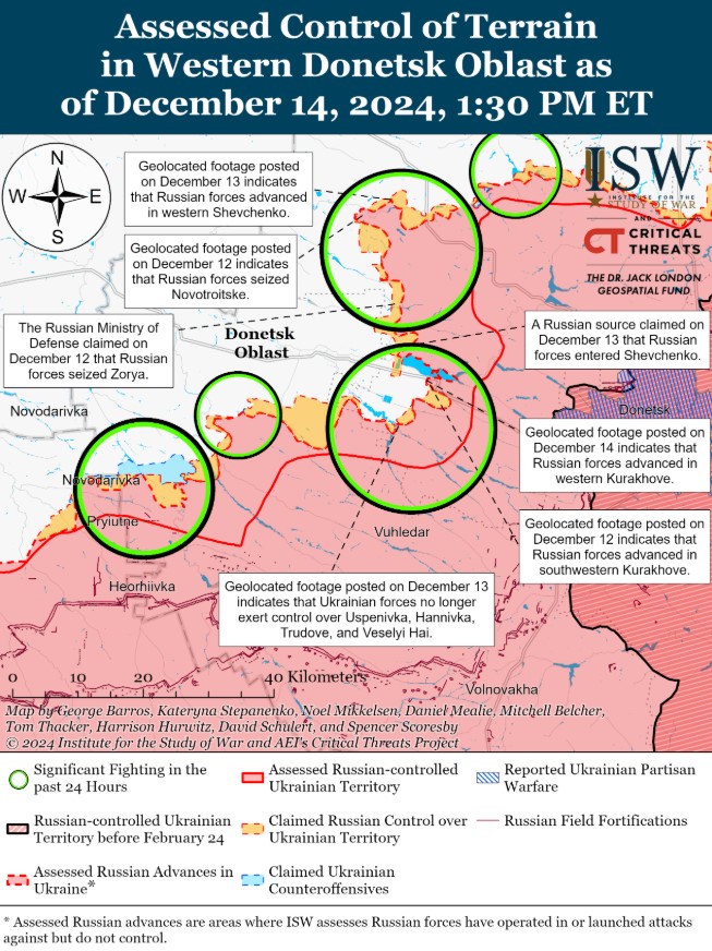 Карта боїв в Україні