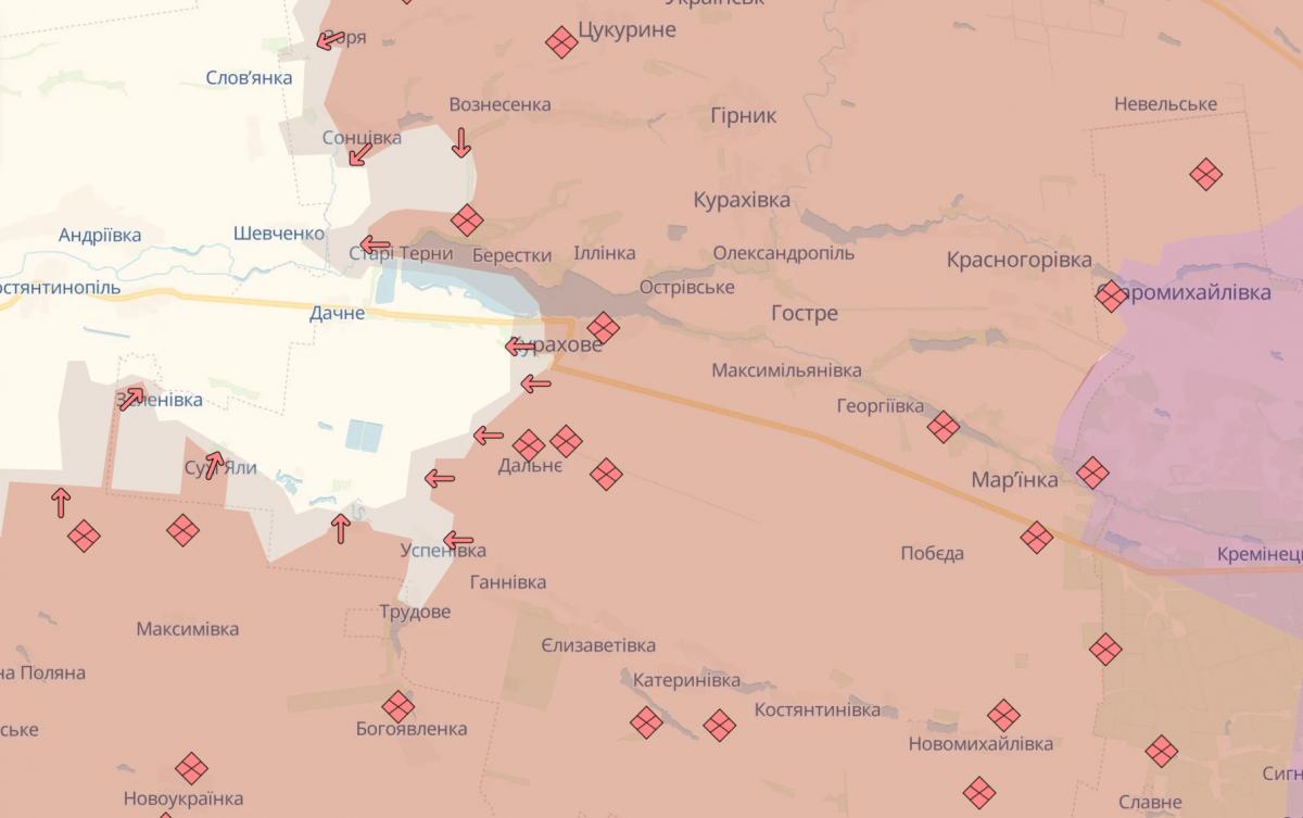 Окупанти атакують з усіх сторін: в DeepState показали оновлену мапу