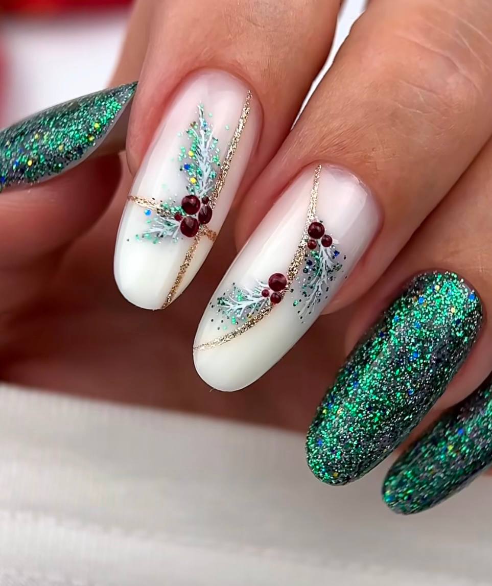 Новогодний маникюр Новогодний маникюр