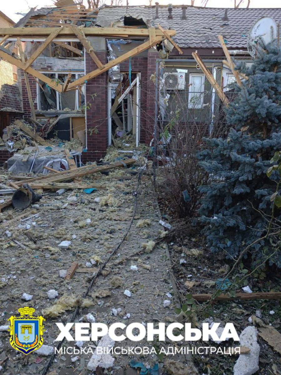 Обстріл Херсона 20 грудня