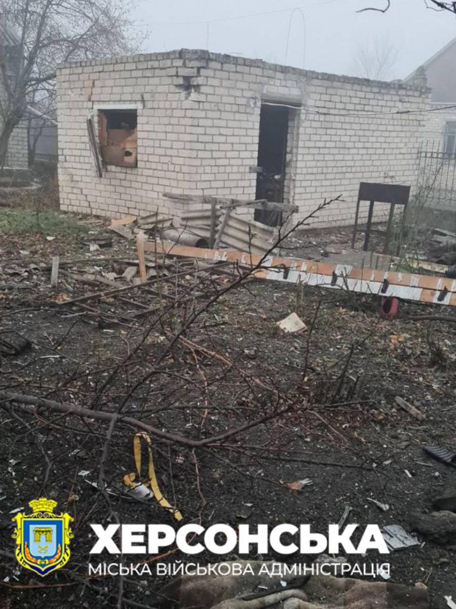 Обстріл Херсона 20 грудня