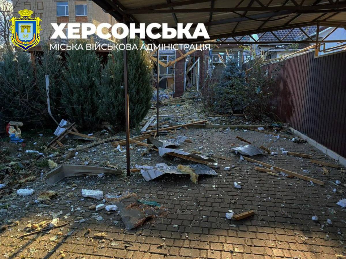 Обстріл Херсона 20 грудня