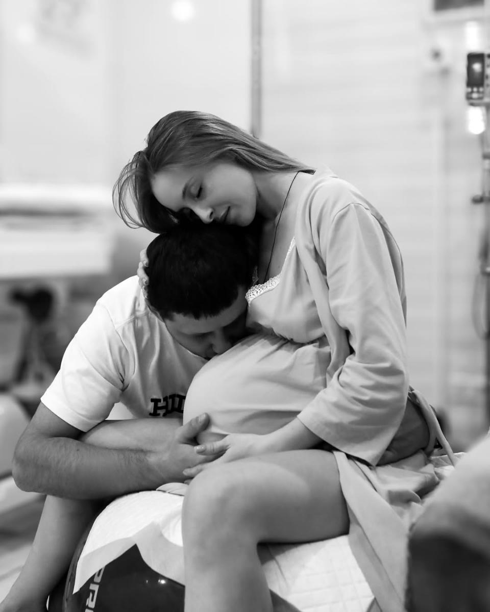 Анна Сагайдачна з партнером Анна Сагайдачна з партнером