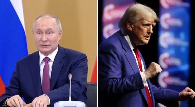 Дональд Трамп, Владимир Путин 