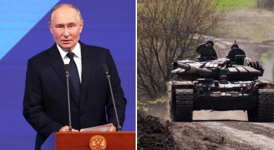 Путин, фронт