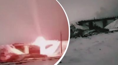 Удар по логістиці: в Росії підірвали залізничне полотно - ГУР Удар по логістиці: в Росії підірвали залізничне полотно - ГУР