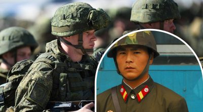 Солдат КНДР, армия рф Солдат КНДР, армия рф