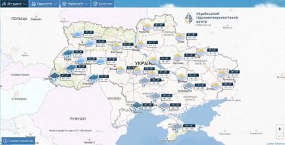 Прогноз погоди на 25 грудня Прогноз погоди на 25 грудня