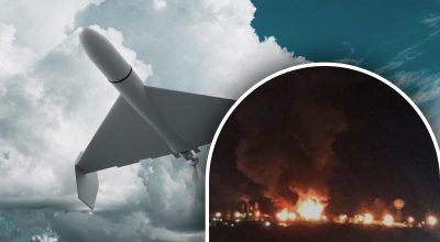 Дрон, атака на НПЗ Дрон, атака на НПЗ