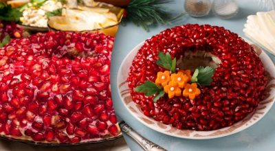 Новогодний салат - рецепт Новогодний салат - рецепт