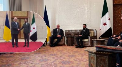 Сибига встретился с новым лидером Сирии: что известно Сибига встретился с новым лидером Сирии: что известно