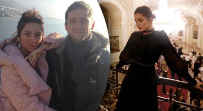 Оля Цибульська з чоловіком Оля Цибульська з чоловіком