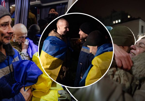 Обіймаються і плачуть: військові вперше побачили і почули рідних після полону