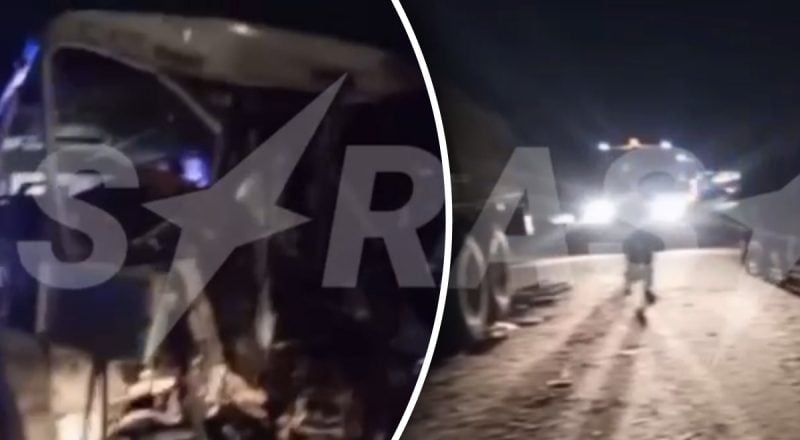 У РФ "УРАЛ" і автобус з окупантами врізалися лоб у лоб: є загиблі і десятки поранених