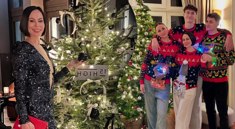 Ексдружина Віталія Кличка похвалилася святом у колі трьох дітей від мера